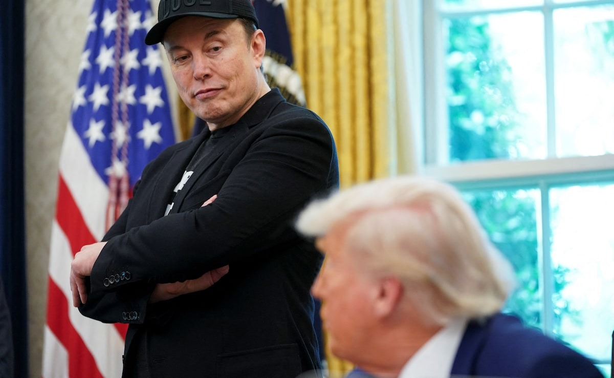 Elon Musk speaking about his political party vision in 2025